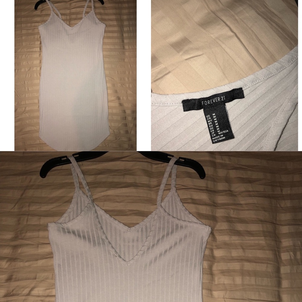 V neck Grey sexy Dress